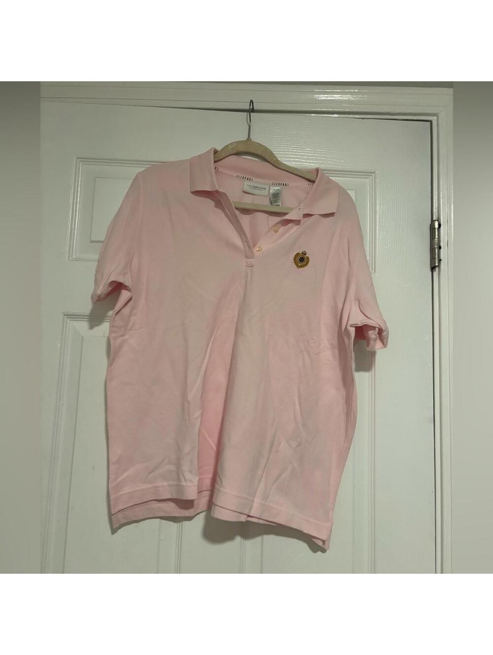 Liz Claiborne Light Pink Polo Shirt